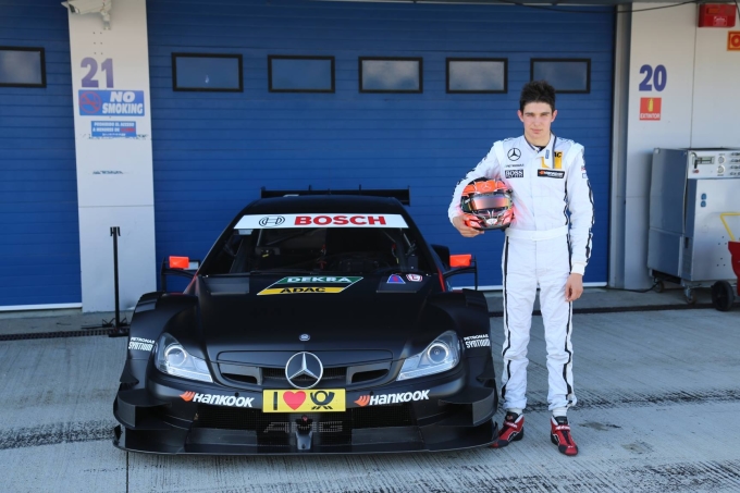 Esteban Ocon Mercedes DTM Test 2014